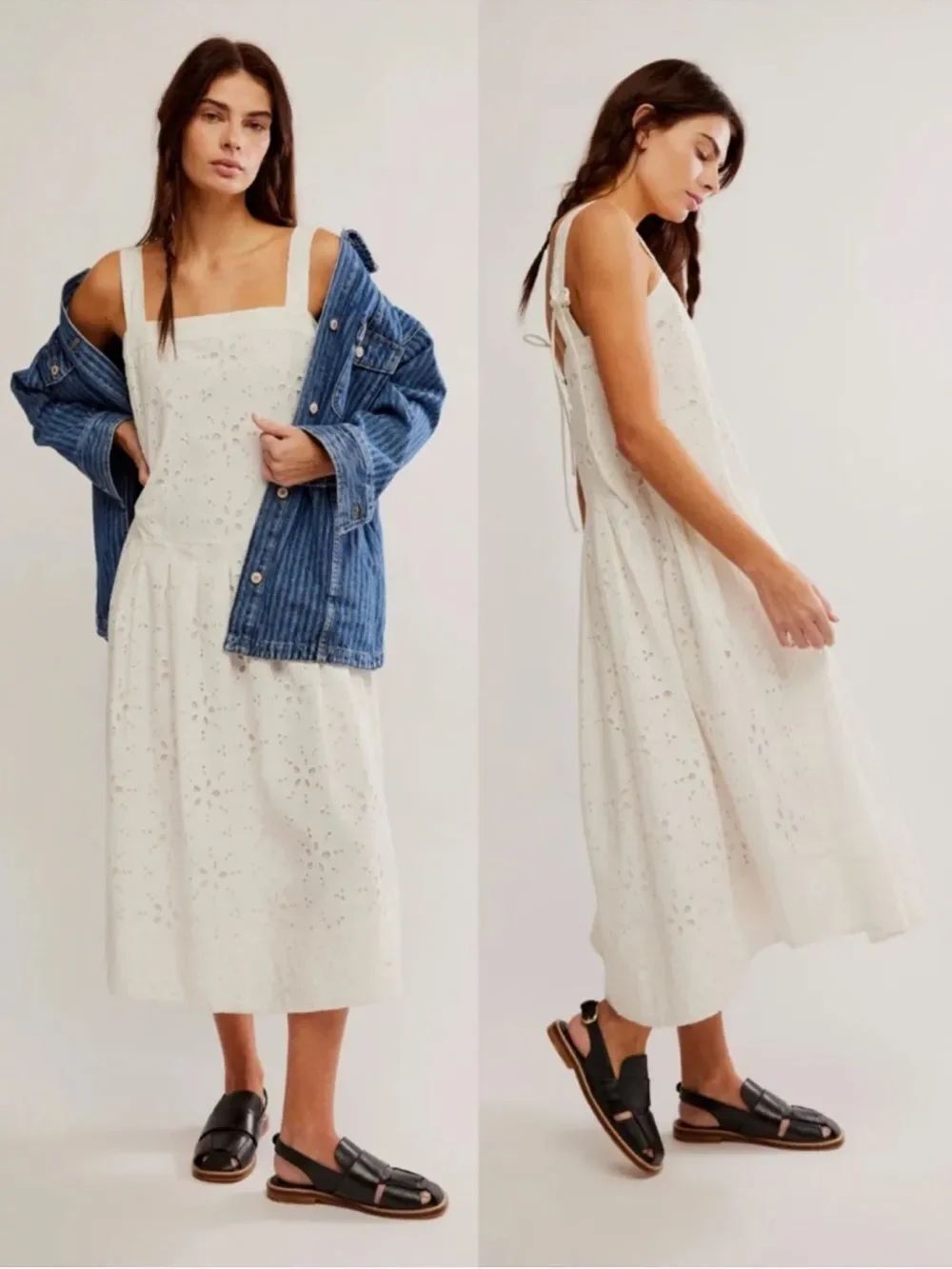 Free People Primavera Cotton
Eyelet Midi Sundress $168